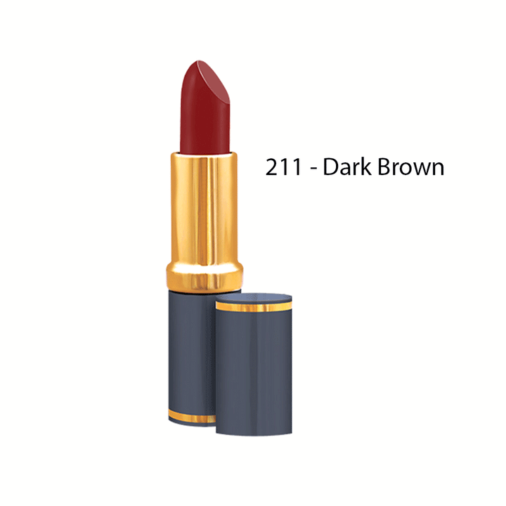 MEDORA MATTE LIPSTICK,DARK BROWN SHADE 211