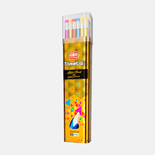 ORO TRIMETAL METALLIC PENCILS 24PCS PACK NO.513