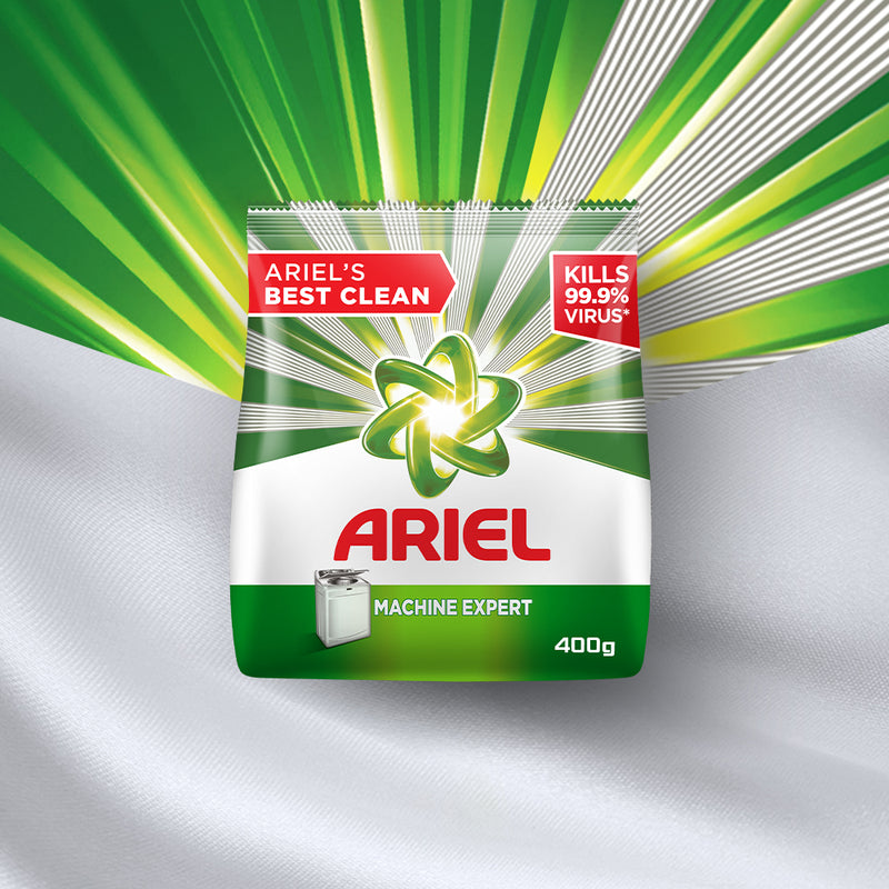 ARIEL MACHINE EXPERT WASHING POWDER 400GM