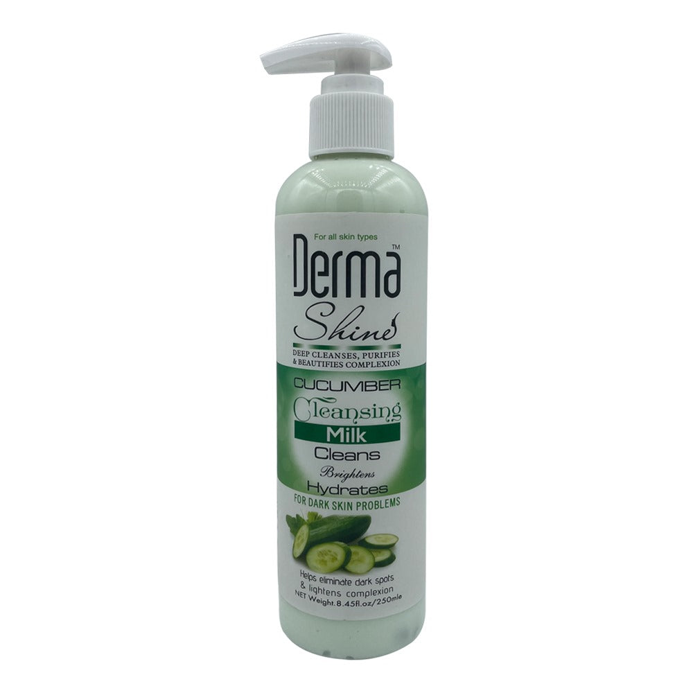 DERMA SHINE CUCUMBER WHITENING CLEANSING MILK 250ML