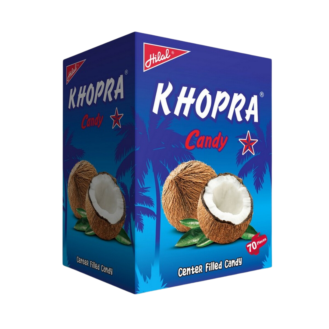 HILAL KHOPRA CENTER FILLED CANDY 70PCS BOX