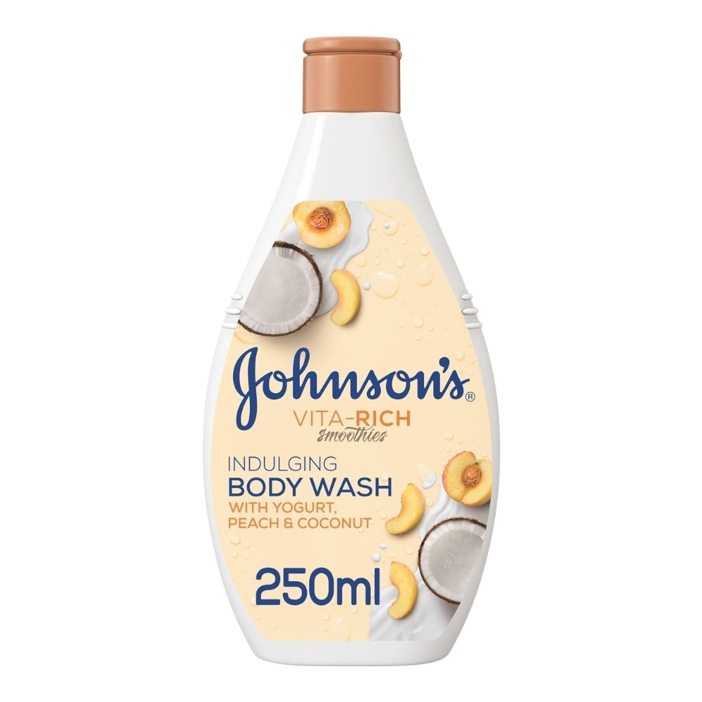 JOHNSONS VITA-RICH INDULGING BODY WASH 250ML