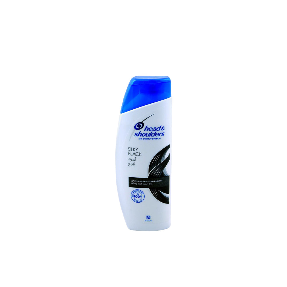 HEAD & SHOULDERS SILKY BLACK SHAMPOO 185ML