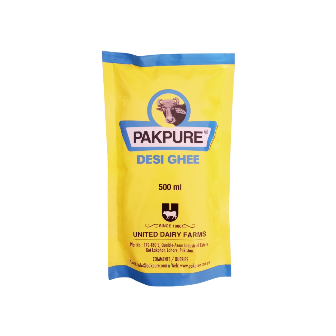 PAKPURE DESI GHEE POUCH 500ML