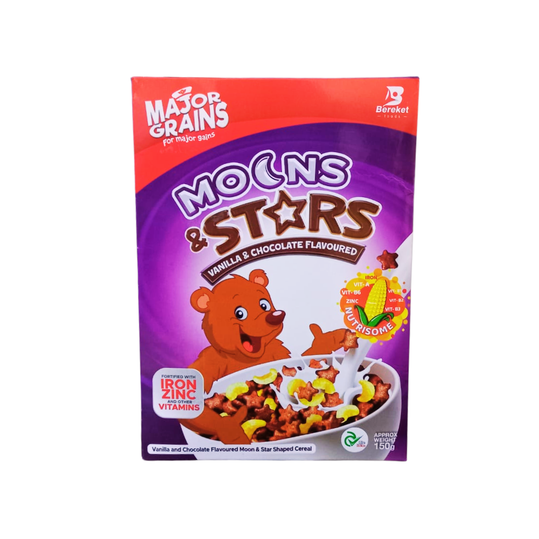 MAJOR GRAINS CEREAL MOONS & STARS 150GM