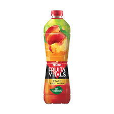 NESTLE JUICE FRUITA VITALS PEACH FRUIT DRINK BOTTLE 1LTR