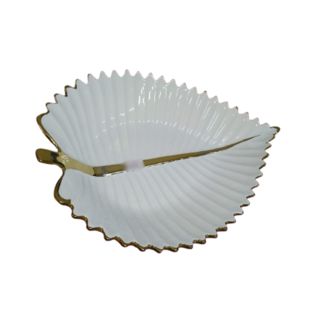 SUPER DINE CERAMIC LEAF DISH N16541G-1