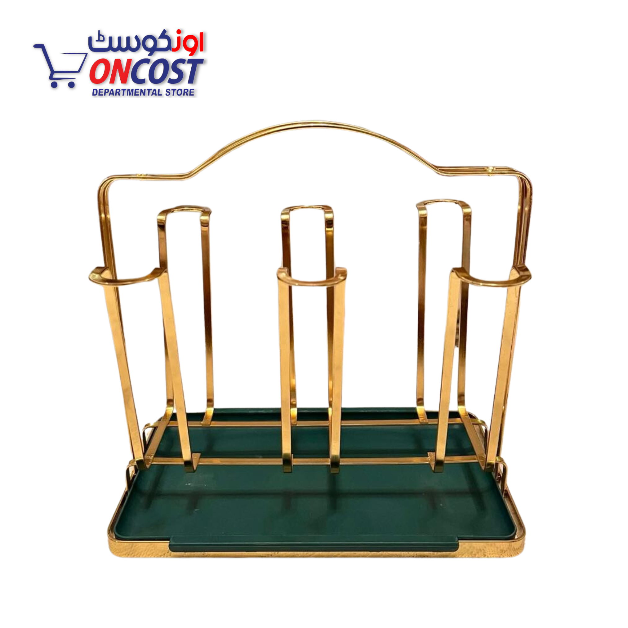 STEEL 6 GLASS HOLDER STAND 9917