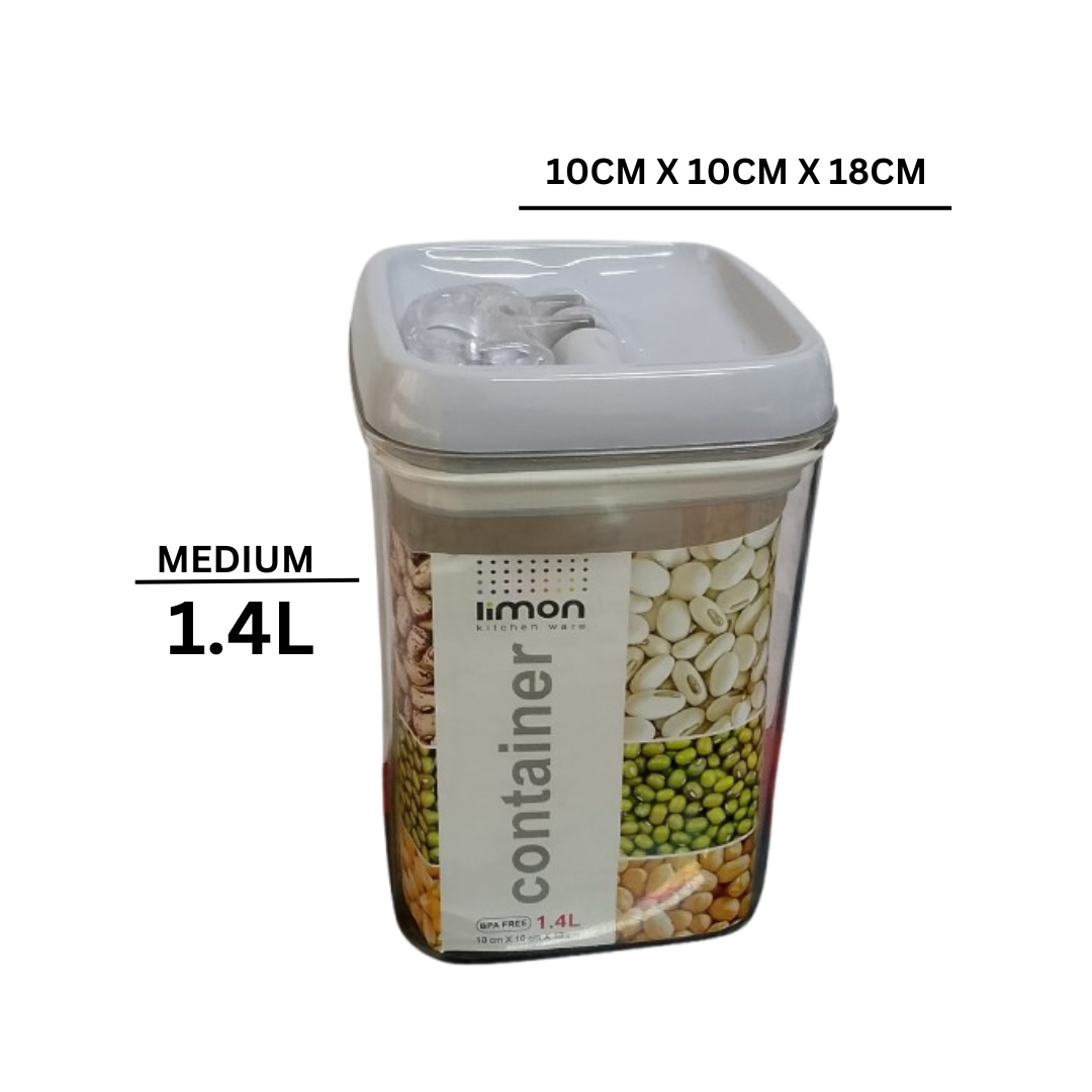 LIMON KITCHEN WARE CONTAINER WITH AIRTIGHT LID