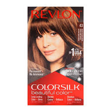 REVLON HAIR COLOR SILK MEDIUM GOLDEN BROWN 43