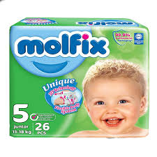 MOLFIX DIAPER JUNIOR NO5 26PCS