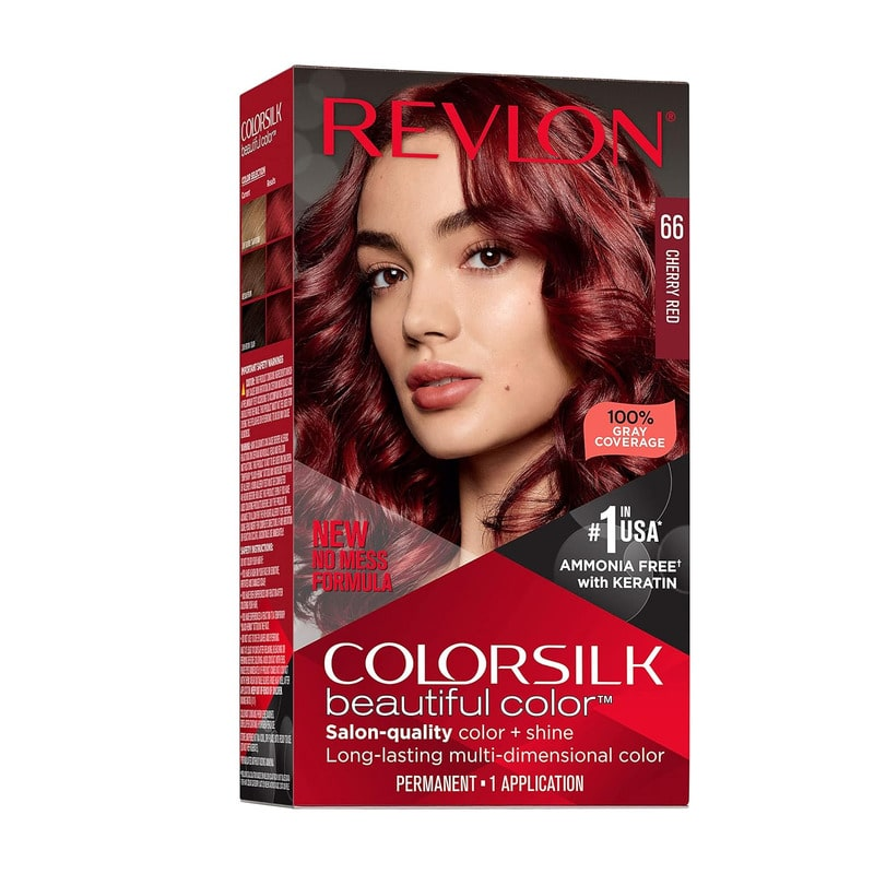 REVLON HAIR COLORSILK CHERRY RED 66