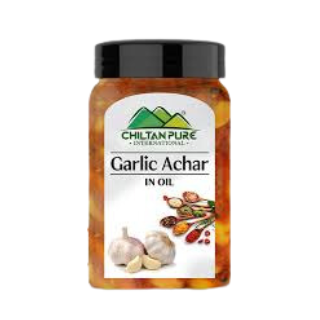 CHILTAN PURE GARLIC ACHAR PICKLE IN OIL 600GM