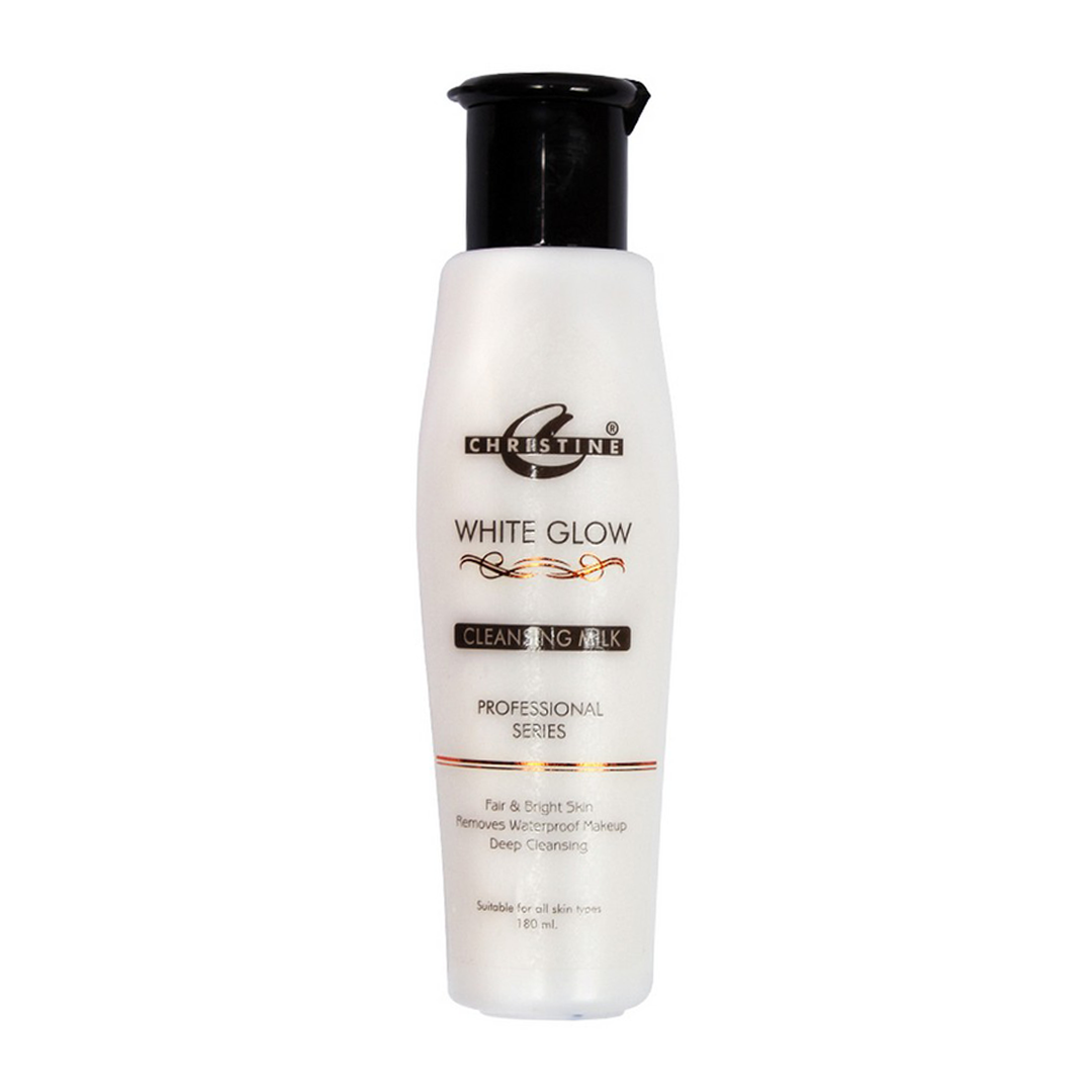 CHRISTINE WHITE GLOW CLEANSING MILK REMOVER 180GM