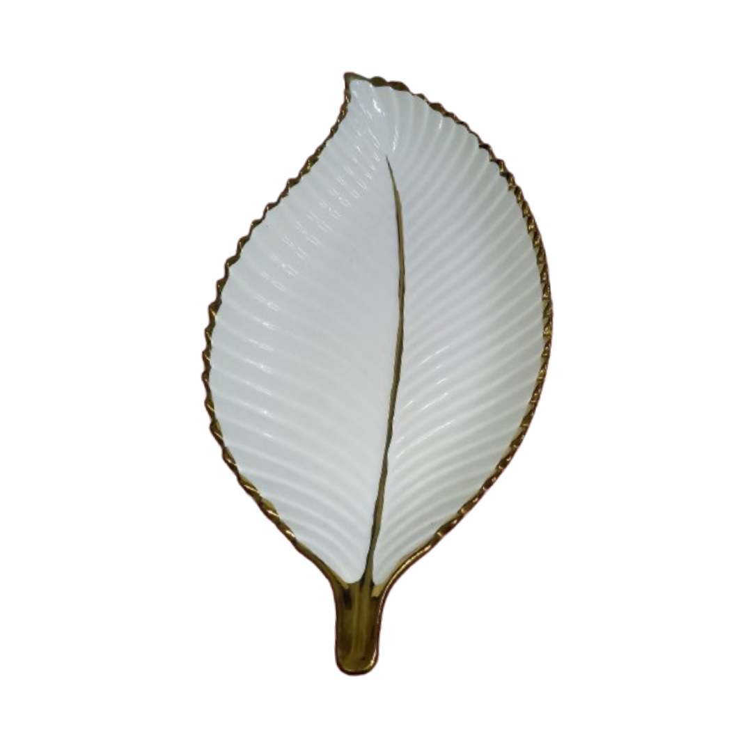 SUPER DINE CERAMIC LEAF DISH