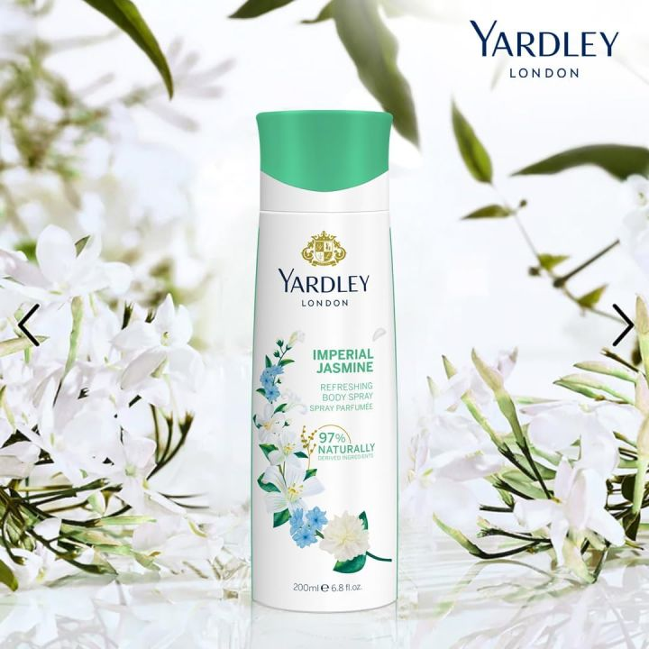 YARDLEY LONDON BODYSPRAY IMPERIAL JASMINE 150ML