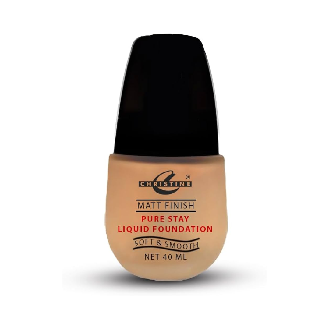 CHRISTINE MATT FINISH LIQUID FOUNDATION 40ML MEDIUM-03