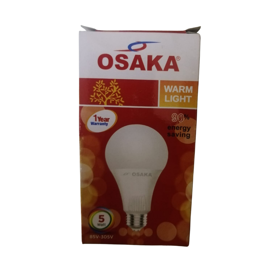 OSAKA LED BULB WARM LIGHT 5W SCREW TYPE