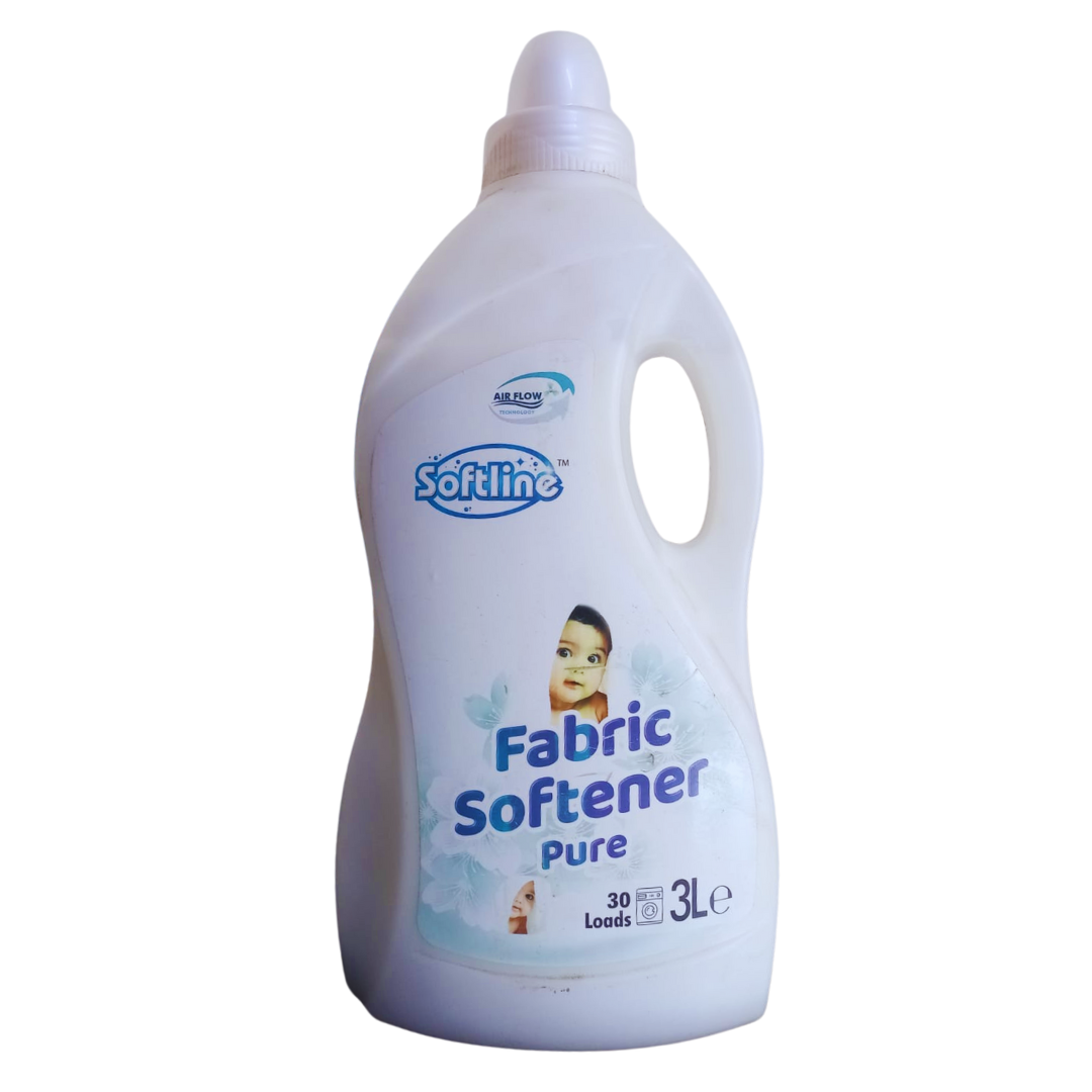 SOFTLINE FABRIC SOFTENER PURE 1LTR BOTTLE