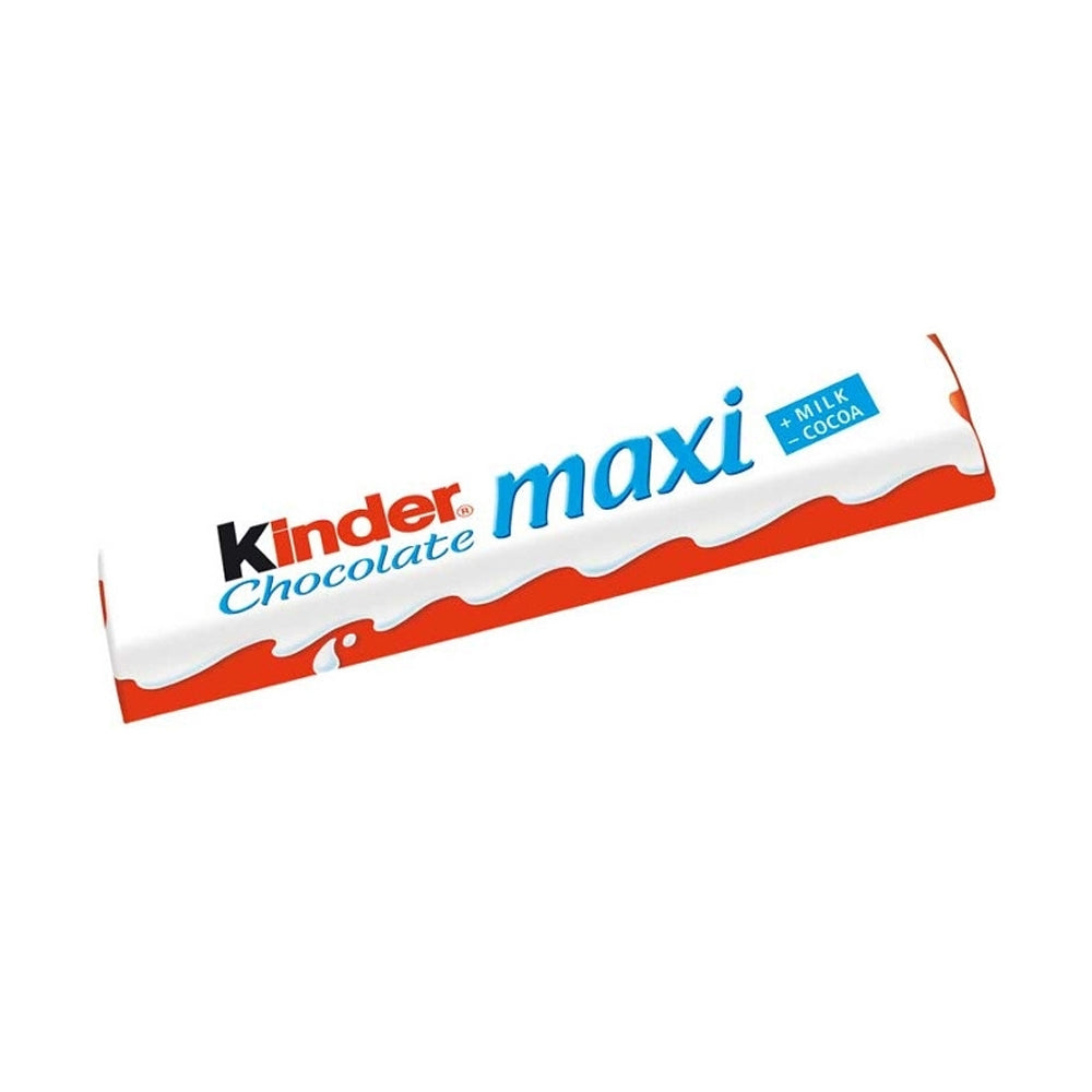 KINDER MAXI CHOCOLATE BAR MILK + COCOA 21GM