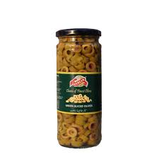 ITALIA GREEN SLICED OLIVES 430GM