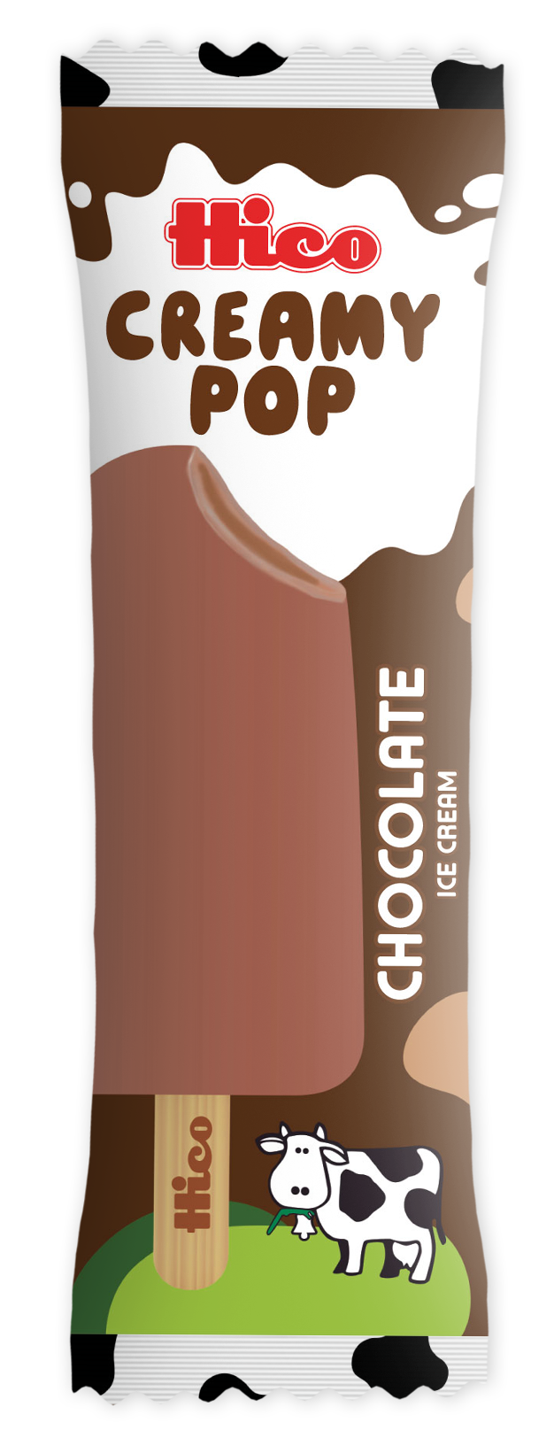 HICO CREAMY POP CHOCOLOATE ICE CREAM 50ML