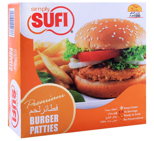 SUFI BURGER PATTIES 1000GM