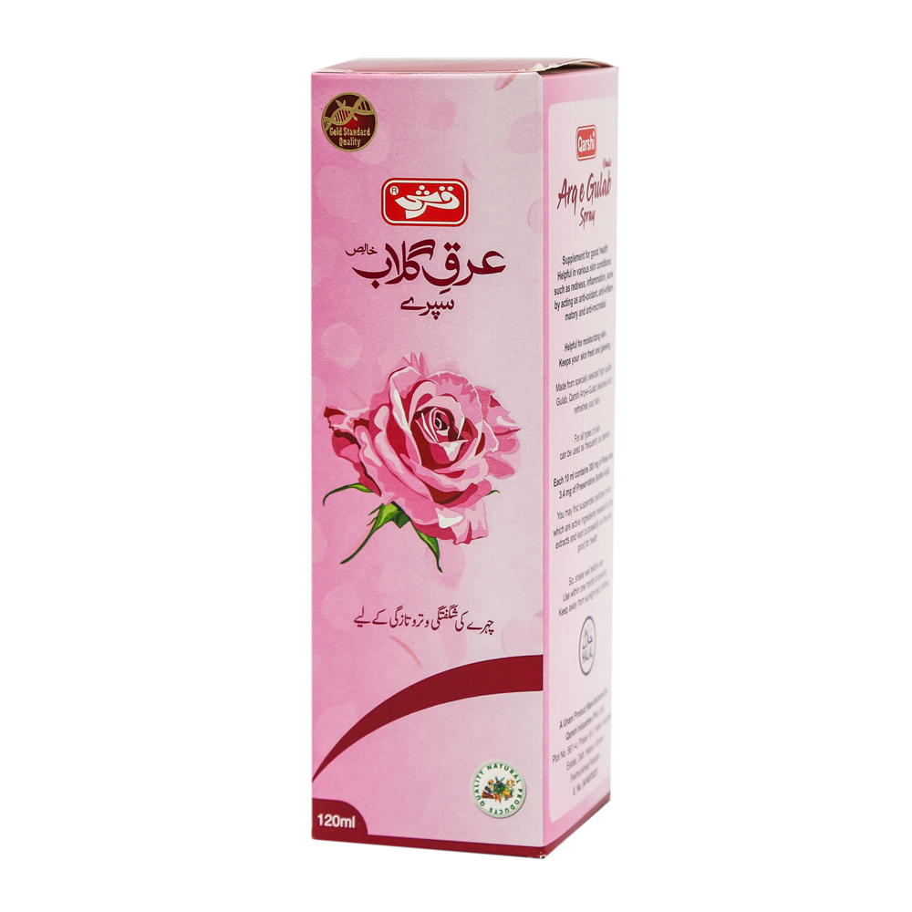 QARSHI KHALIS ARQ E GULAB SPRAY 120ML