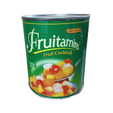 FRUITAMINS FRUIT COCKTAIL 2840GM