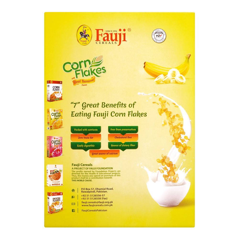 FAUJI CORN FLAKES WITH REAL BANANA PUREE 150GM