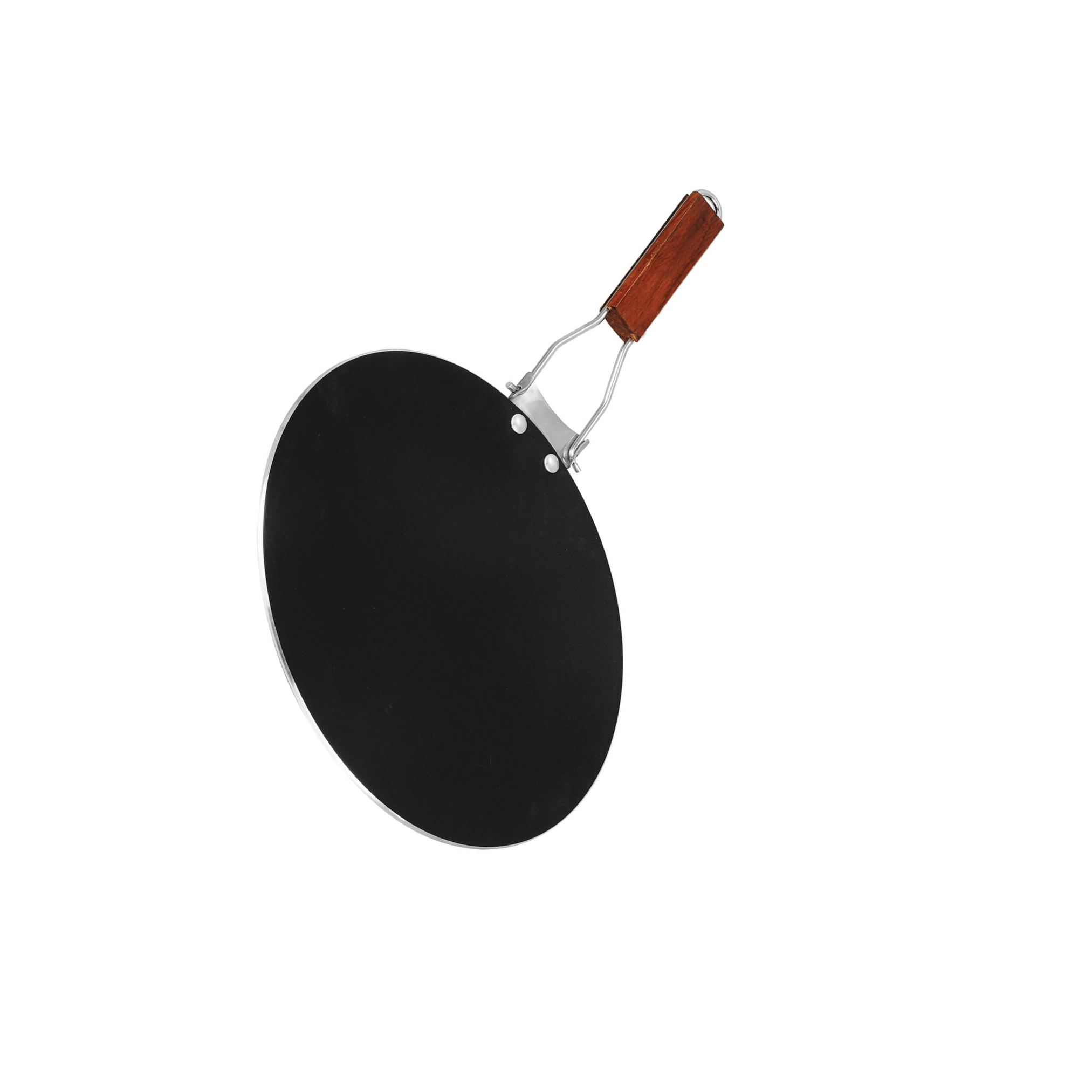 CHEF NON-STICK BAKING DISK (TAWA) 30CM WITH WOOD HANDLE