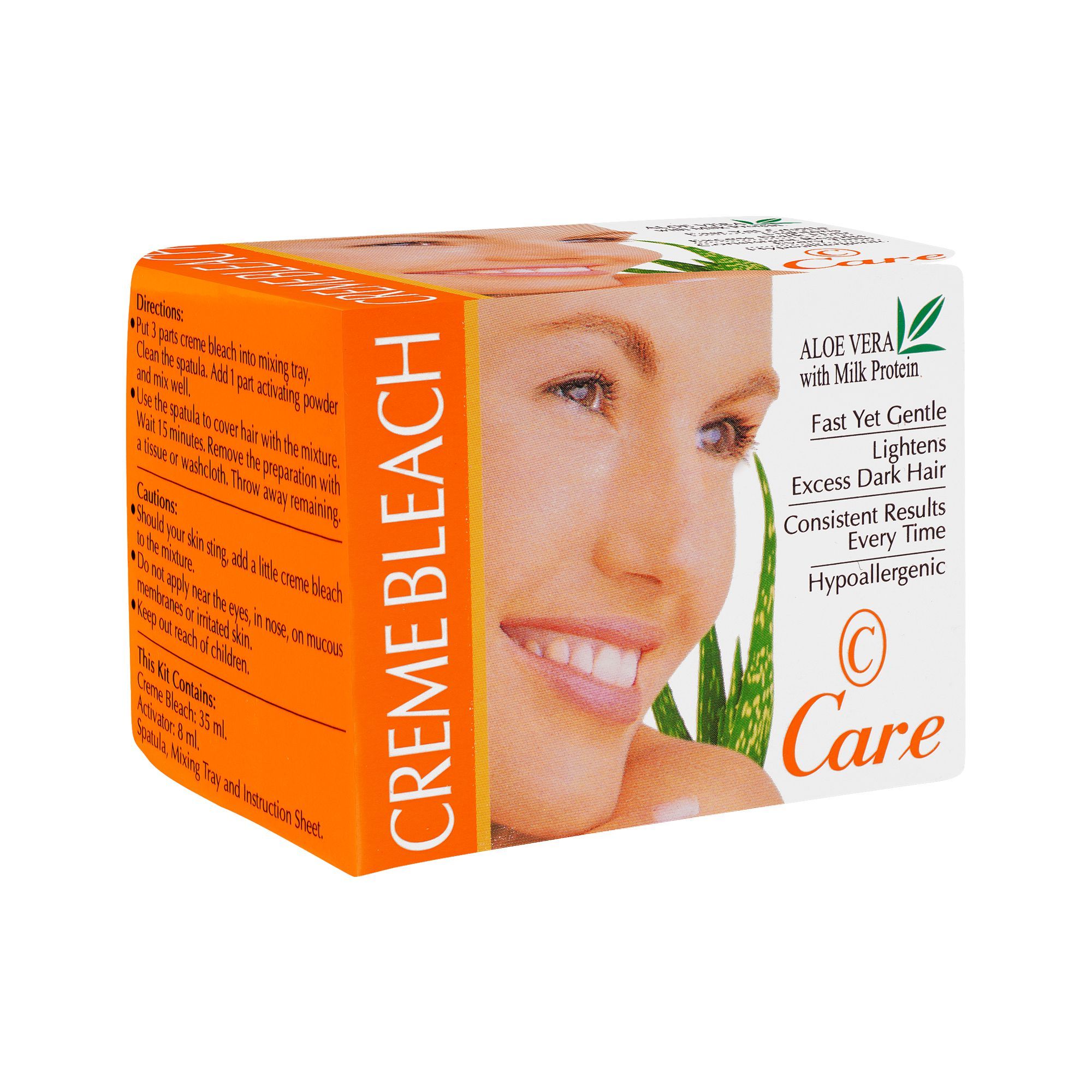 CARE CREAM BLEACH ALOE VERA WITH MILK PROTEIN