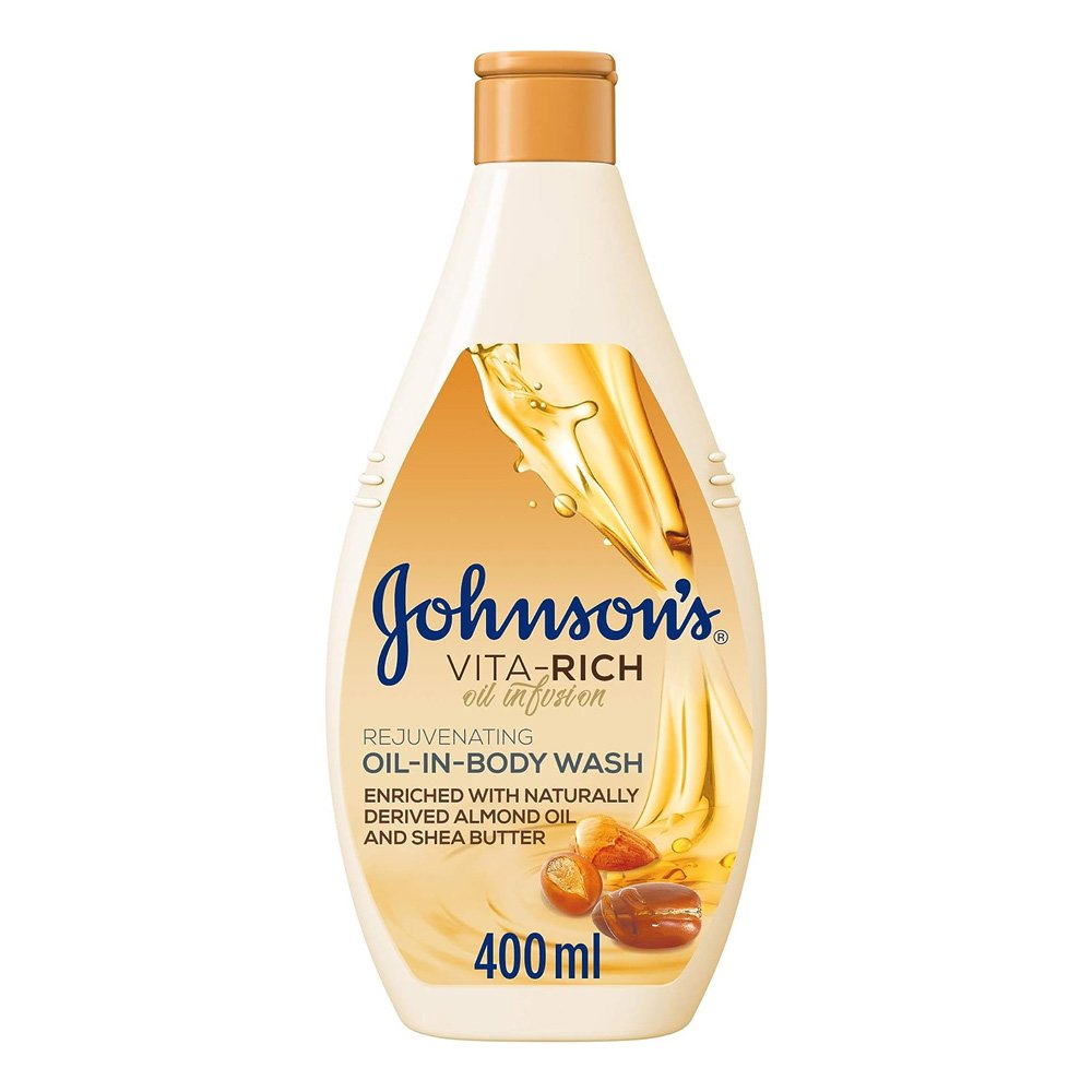 JOHNSONS VITA-RICH INDULGING BODY WASH 400ML