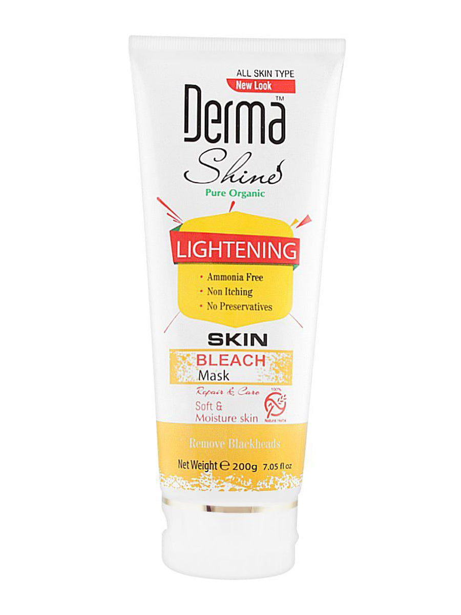 DERMA SHINE LIGHTENING SKIN BLEACH MASK 200GM