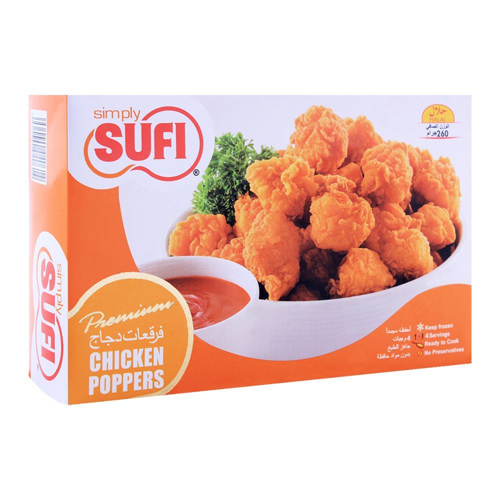 SUFI CHICKEN POPPERS 260GM