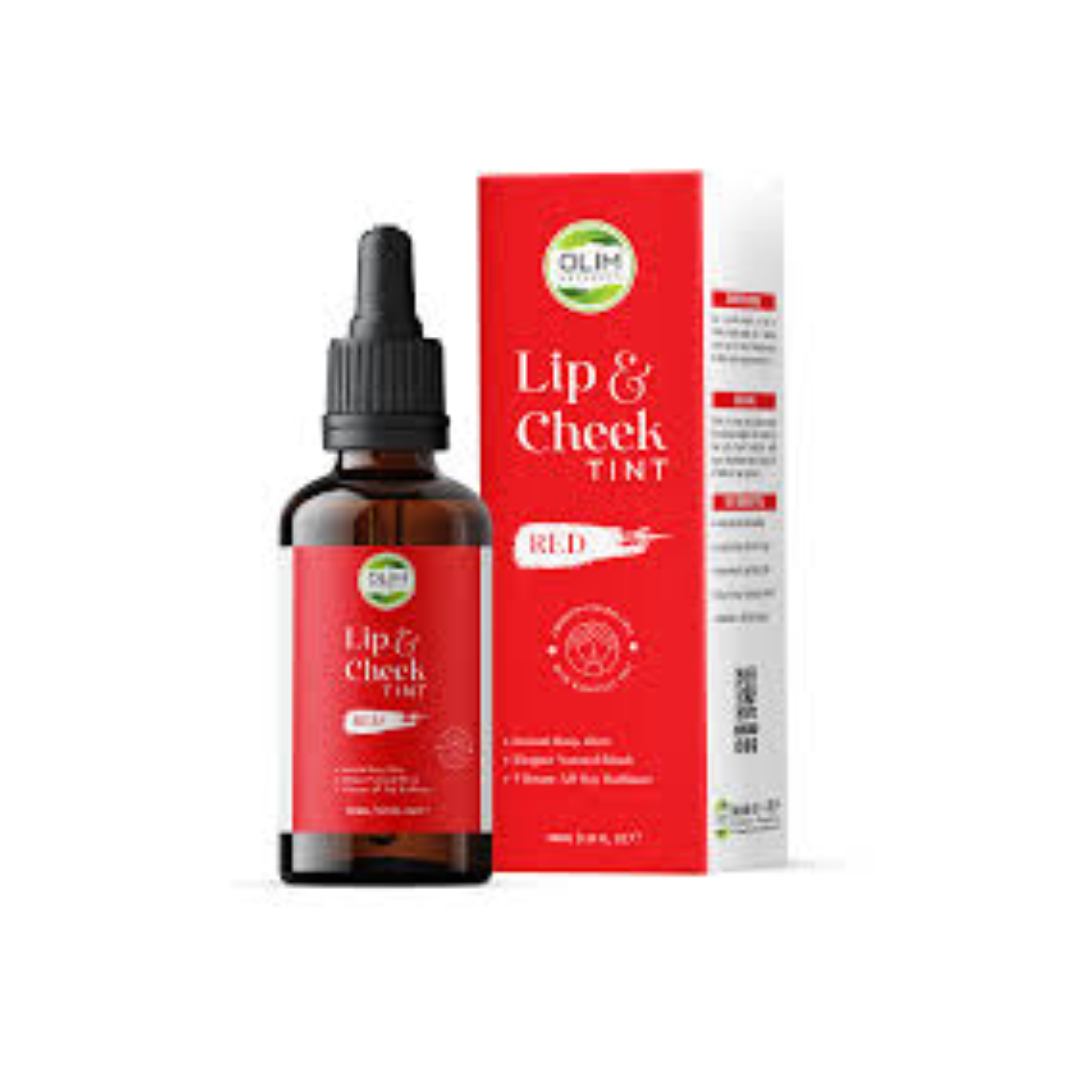 OLIM LIP & CHEEK TINT RED 30ML