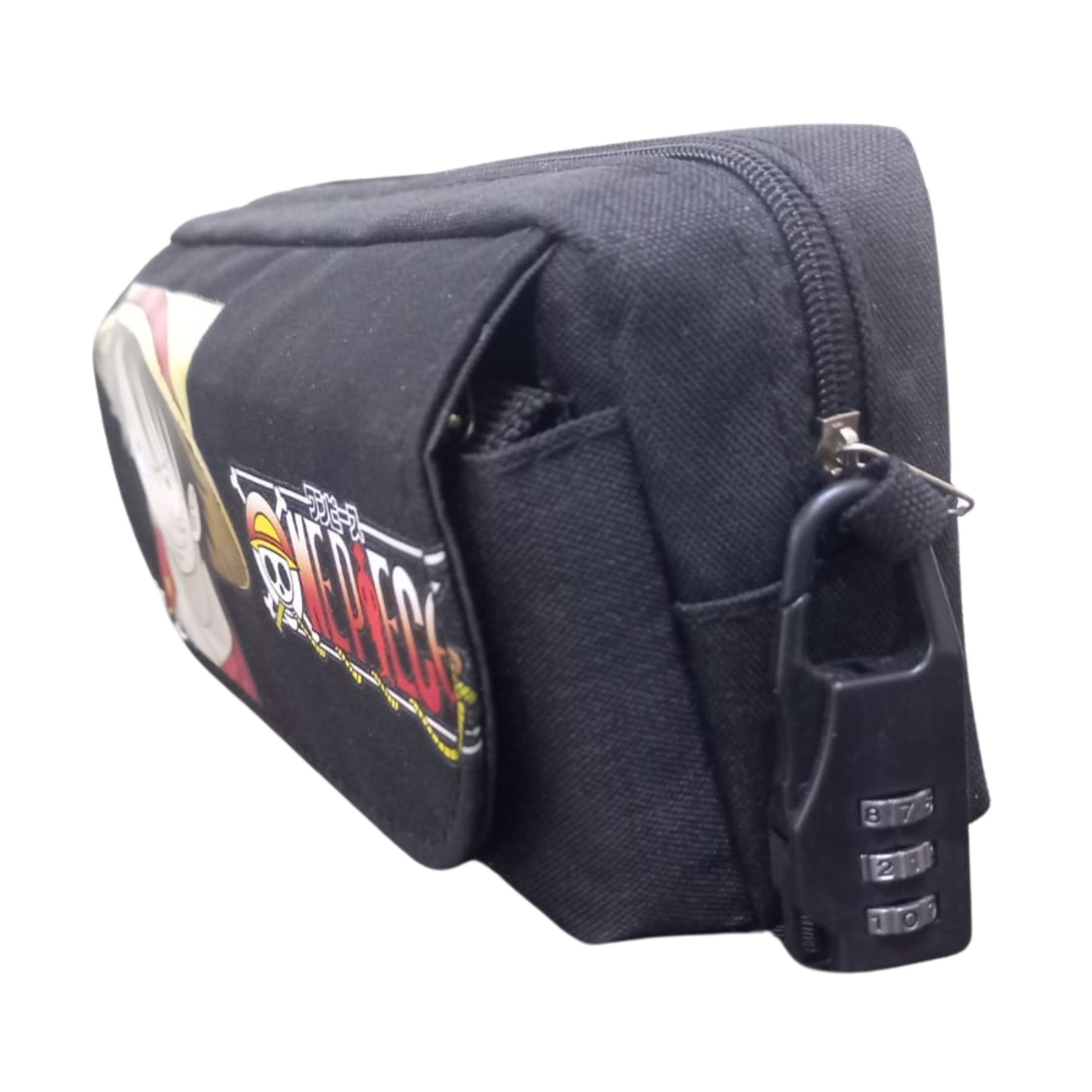 PENCIL POUCH ONE PIECE 2-ZIPPER WITH LOCK 7341