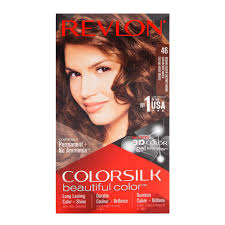 REVLON HAIR COLOR SILK MEDIUM GOLDEN CHESTNUT BROWN 46