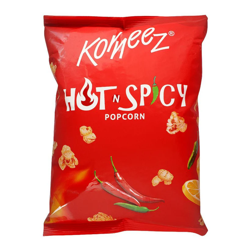 KORNEEZ HOT N SPICY POPCORN 45GM