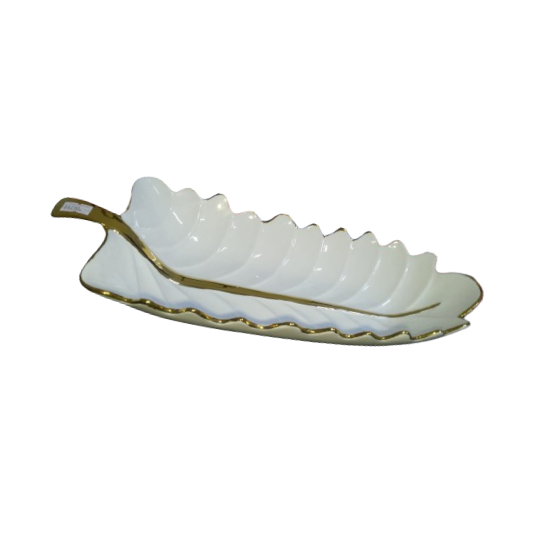 SUPER DINE CERAMIC LEAF DISH N16534-1