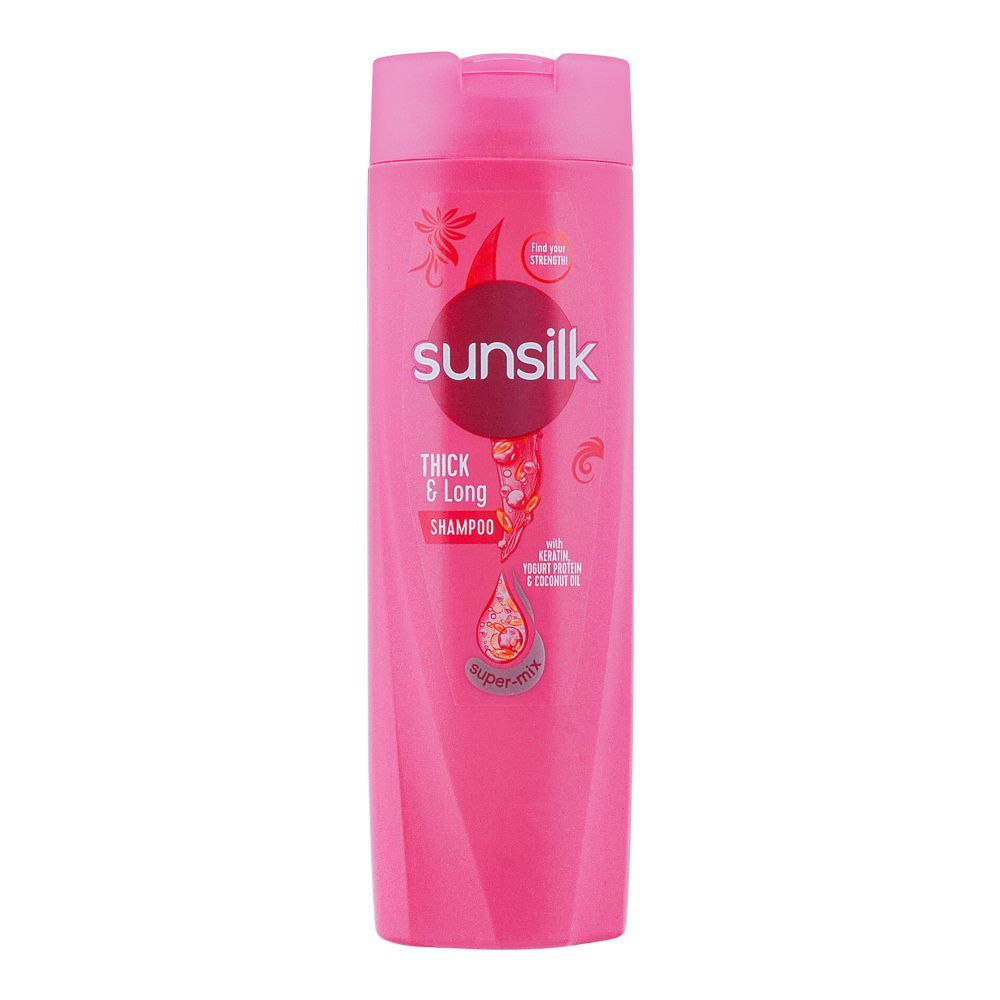 SUNSILK SHAMPOO THICK & LONG 185ML
