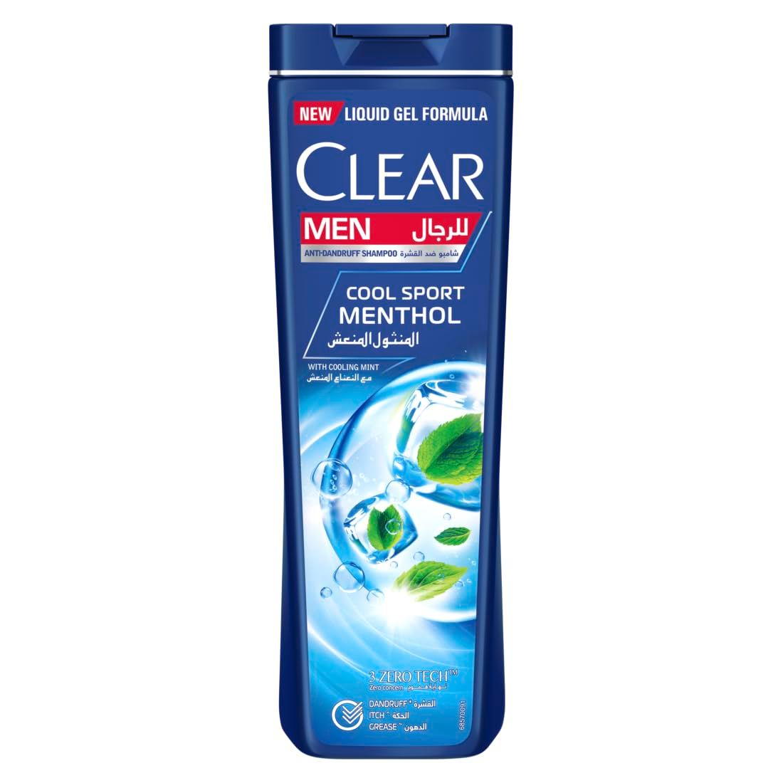 CLEAR MEN ANTI-DANDRUFF SHAMPOO + CONDITIONER COOL SPORT MENTHOL 400ML