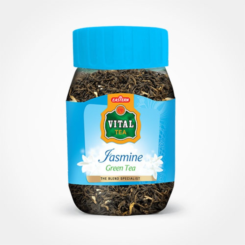 VITAL JASMINE GREEN TEA JAR 100GM