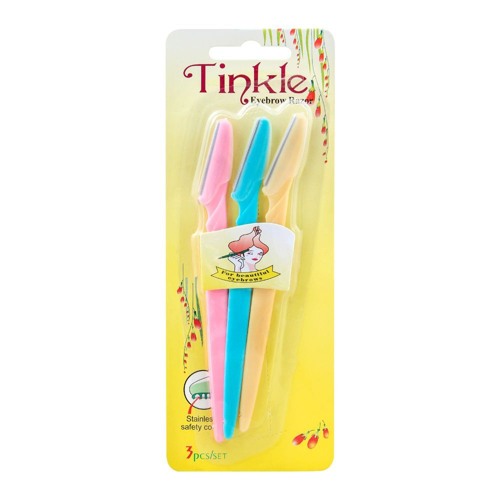 TINKLE EYEBROW RAZOR 3 PCS