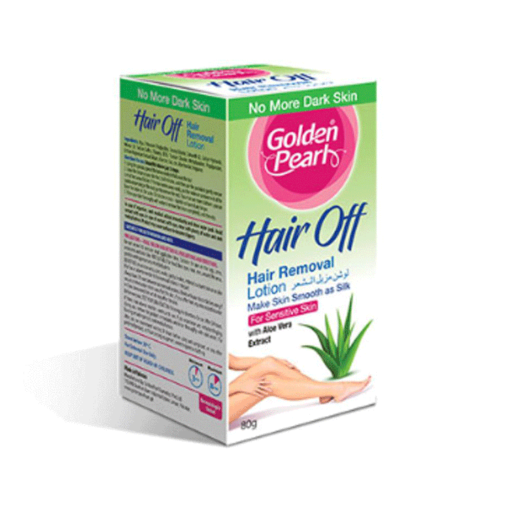 GOLDEN PEARL HAIR OFF LOTION ALOE VERA 80GM