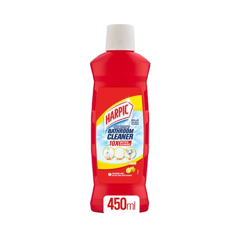 HARPIC BATHROOM CLEANER10X LEMON 450ml