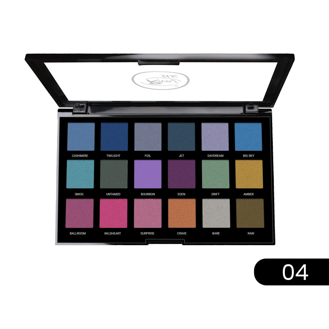 RIVAJ HD FLAWLESS 18 COLOR EYESHADOW PALETTE 02