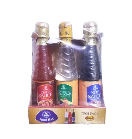 FOOD NET SAUCE TRIO PACK X3 300ML