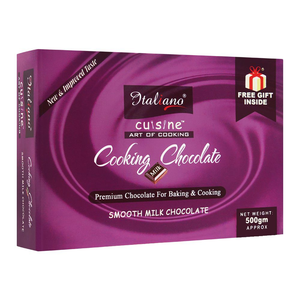 ITALIANO COOKING SMOOTH MILK CHOCOLATE 500GM