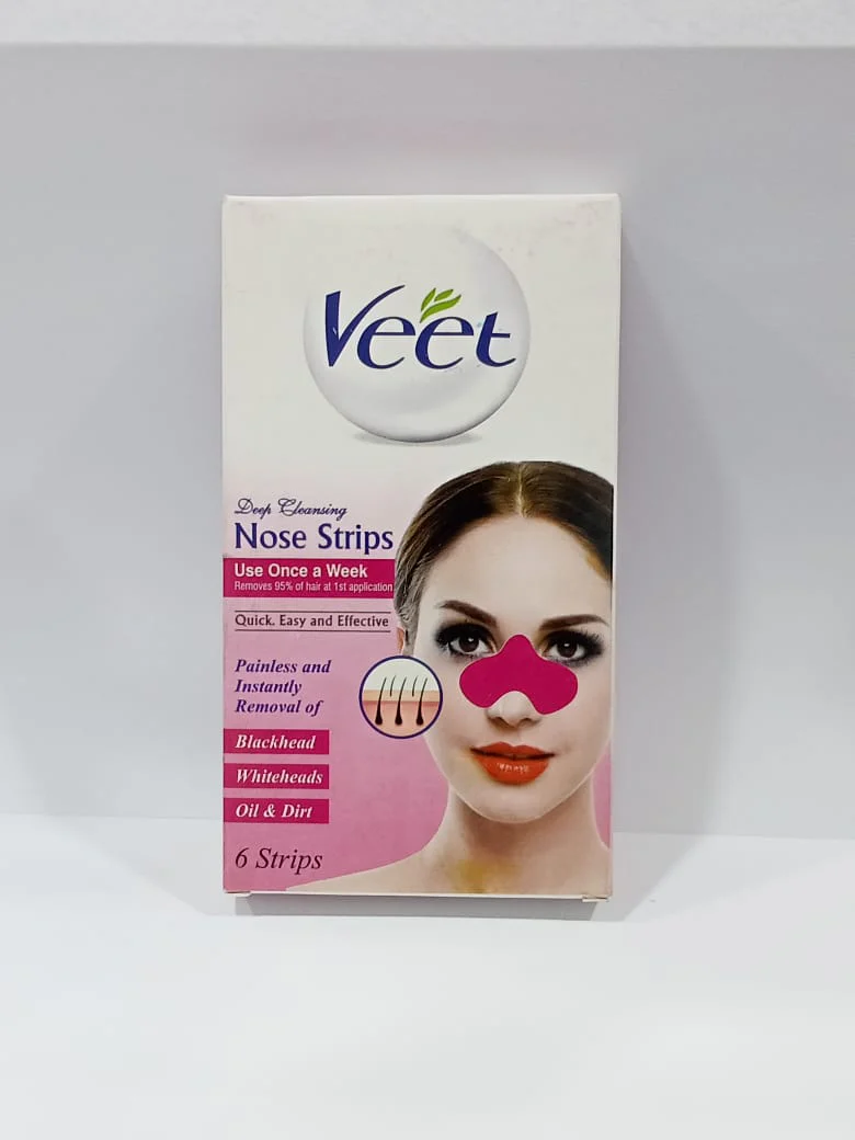 VEET NOSE STRIPS DEEP CLEANSING 6-STRIPS